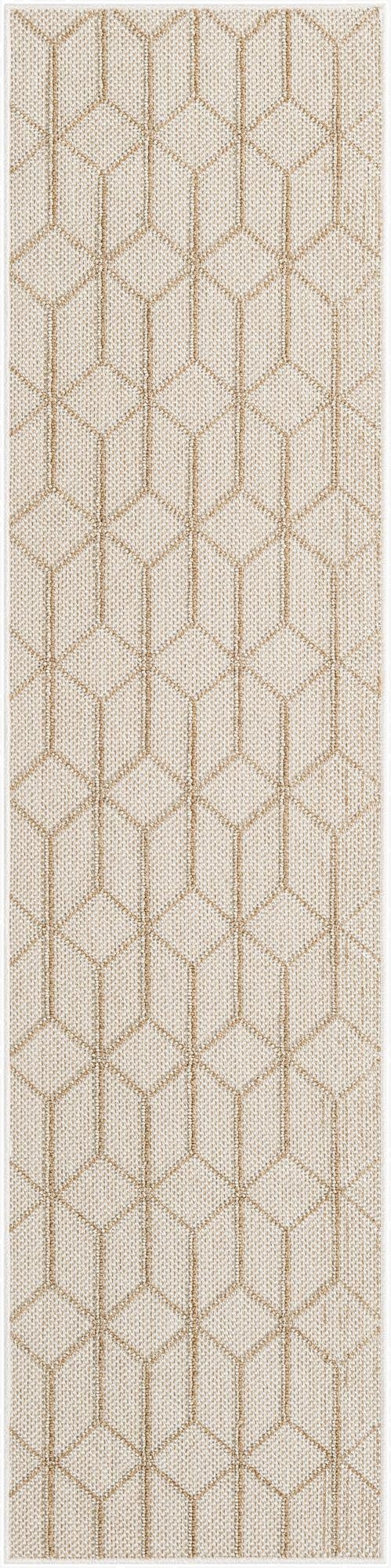 2' x 8' Washable Lattice Indoor / Outdoor Runner Rug