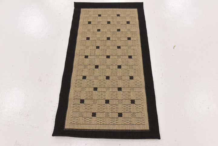 2' 3 x 7' Easy-Clean Modern Indoor / Outdoor Runner Rug