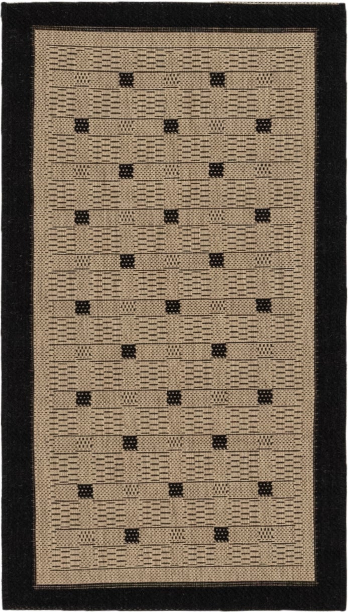 2' 3 x 7' Easy-Clean Modern Indoor / Outdoor Runner Rug