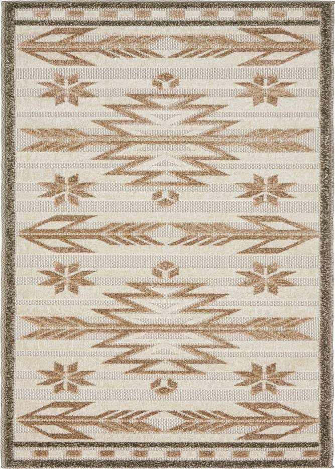 2' x 6' Easy-Clean Modern Indoor / Outdoor Runner Rug