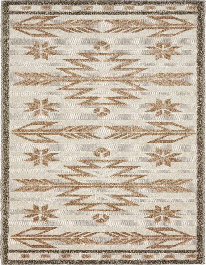 2' x 6' Easy-Clean Modern Indoor / Outdoor Runner Rug