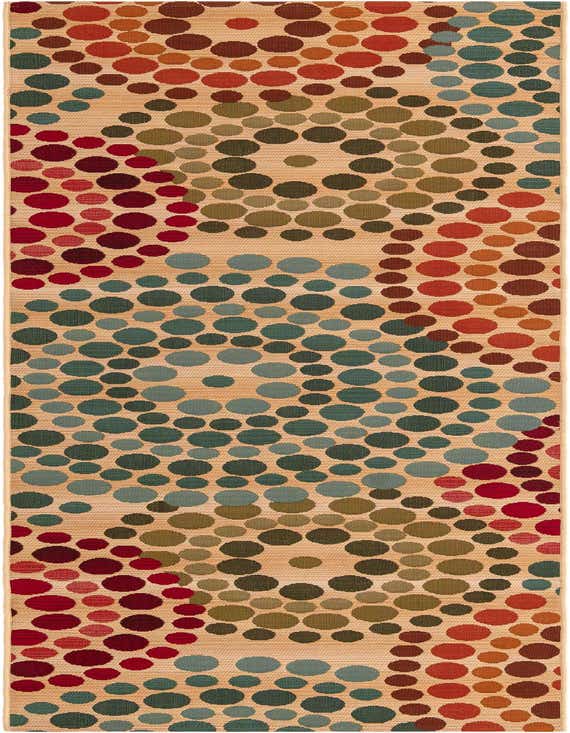 2' 7 x 10' Easy-Clean Modern Indoor / Outdoor Runner Rug