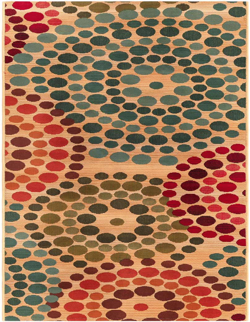2' 7 x 7' Easy-Clean Modern Indoor / Outdoor Runner Rug