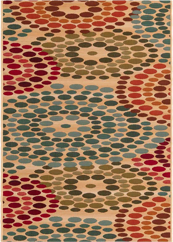 2' x 8' Easy-Clean Modern Indoor / Outdoor Runner Rug