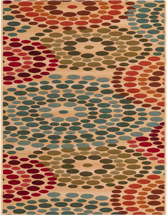 2' x 8' Easy-Clean Modern Indoor / Outdoor Runner Rug