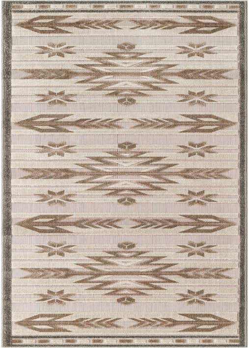 2' 7 x 10' Easy-Clean Modern Indoor / Outdoor Runner Rug
