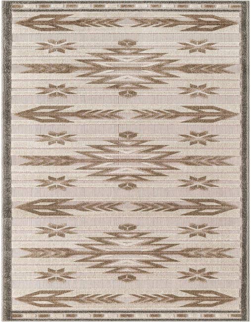 Detail image of 2' 7 x 10' Easy-Clean Modern Indoor / Outdoor Runner Rug