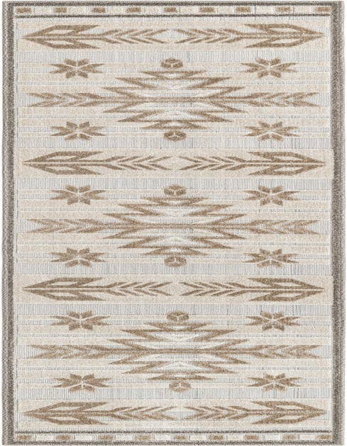 Detail image of 2' x 8' Easy-Clean Modern Indoor / Outdoor Runner Rug