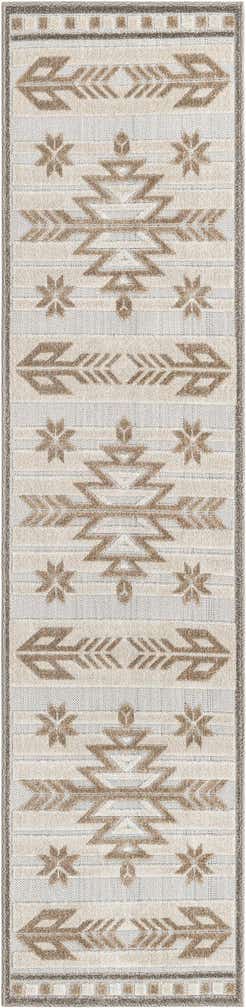 2' x 8' Easy-Clean Modern Indoor / Outdoor Runner Rug