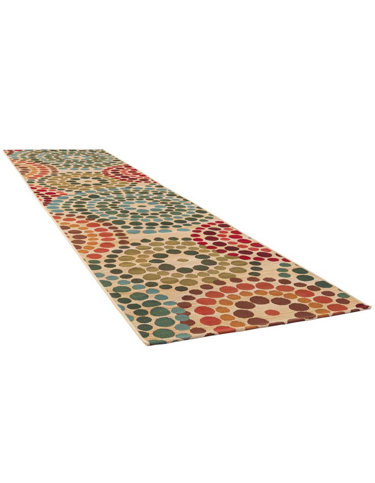 Detail image of 2' 7 x 12' Easy-Clean Modern Indoor / Outdoor Runner Rug