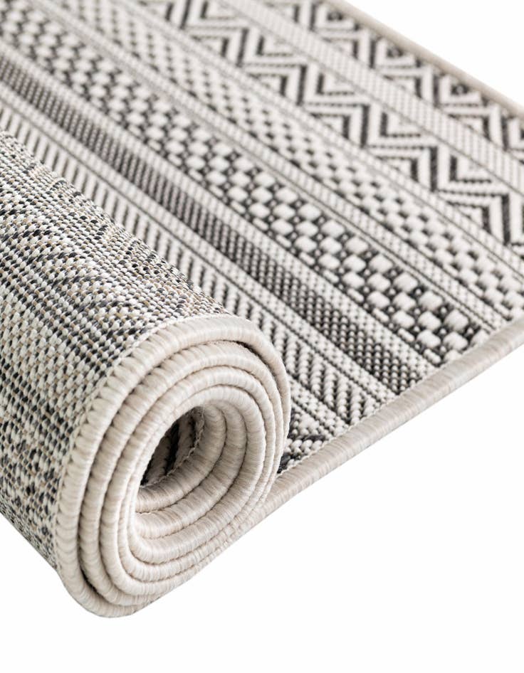 Detail image of 2' x 8' Washable Ribbon Indoor / Outdoor Runner Rug