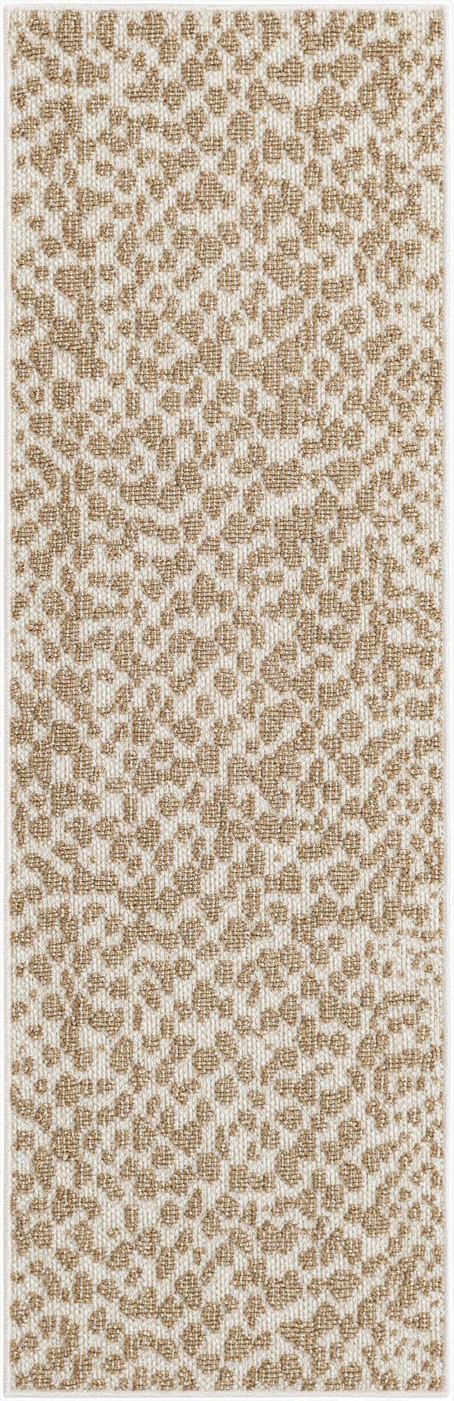2' x 6' 1  Washable Safari Indoor / Outdoor Runner Rug