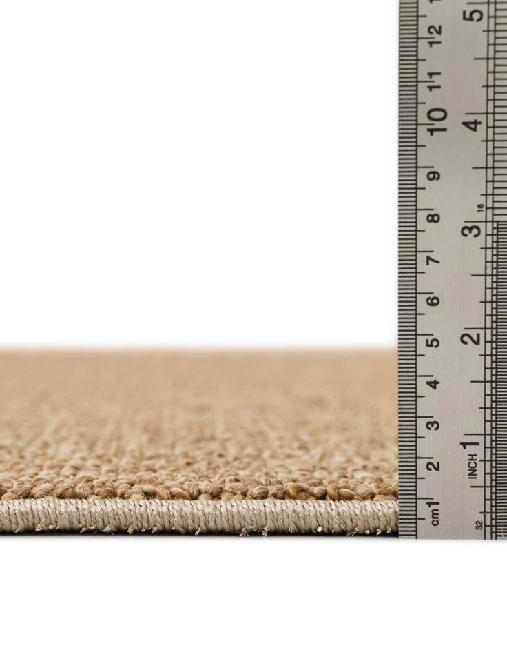 Detail image of 2' 7 x 12'  Washable Solid Indoor / Outdoor Runner Rug