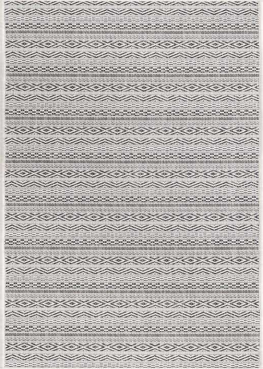 2' x 8' Easy-Clean Striped Indoor / Outdoor Runner Rug