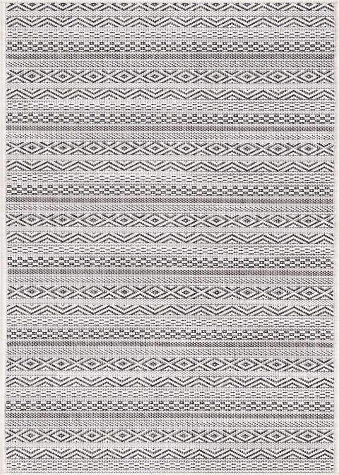 2' x 6' Easy-Clean Striped Indoor / Outdoor Runner Rug