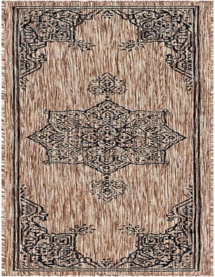 Detail image of 2' x 6' Easy-Clean Traditional Indoor / Outdoor Runner Rug