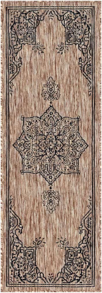 2' x 6' Easy-Clean Traditional Indoor / Outdoor Runner Rug