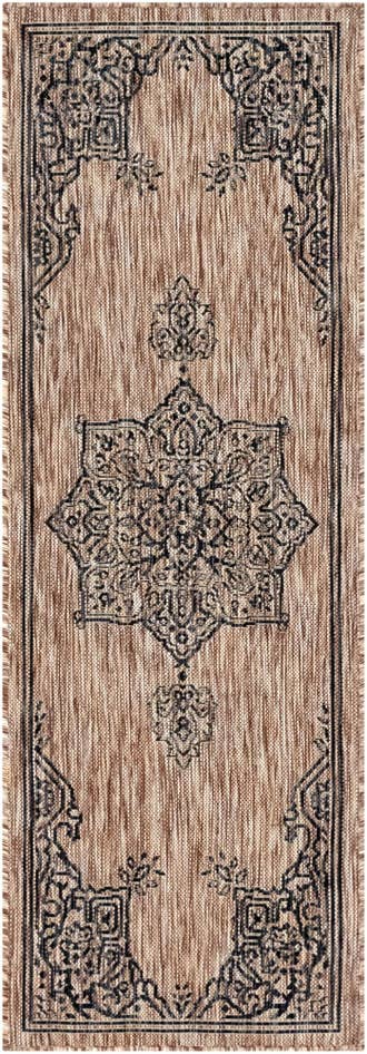 Detail image of 2' x 6' Easy-Clean Traditional Indoor / Outdoor Runner Rug