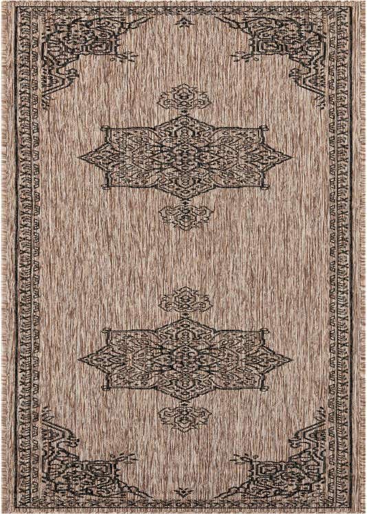 2' 7 x 10' Easy-Clean Traditional Indoor / Outdoor Runner Rug