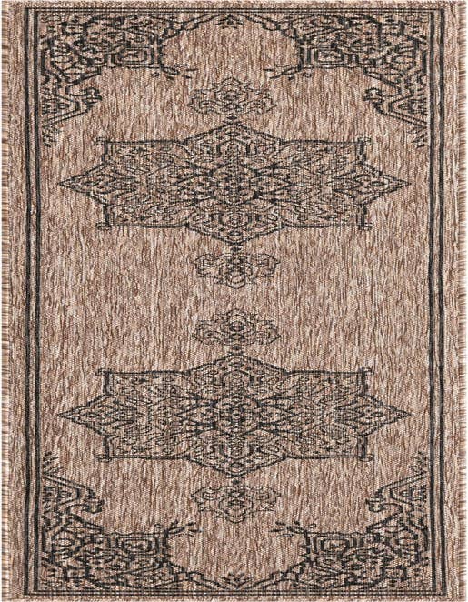 Detail image of 2' x 8' Easy-Clean Traditional Indoor / Outdoor Runner Rug