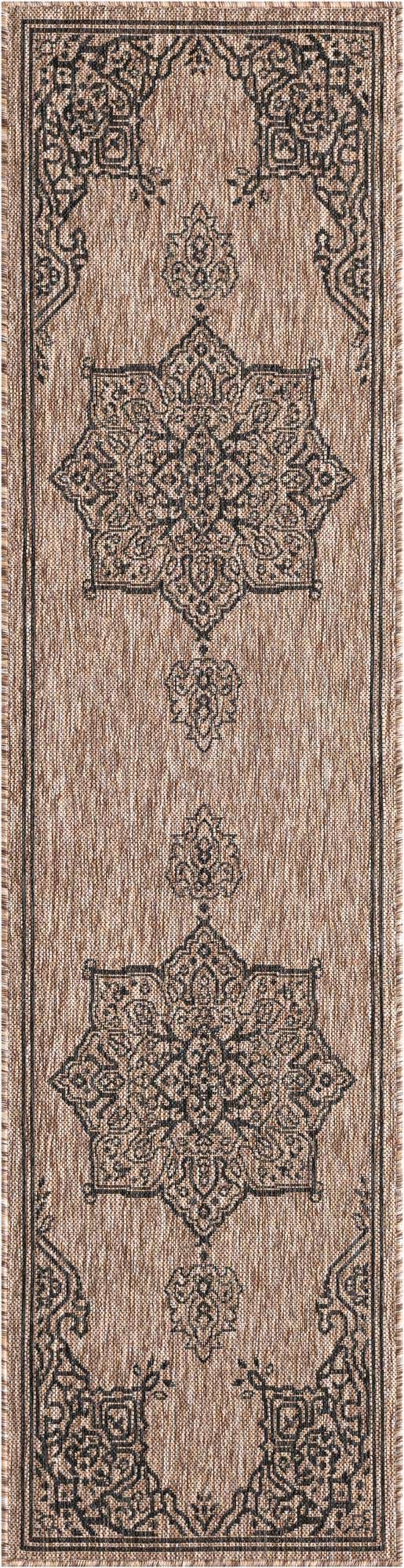 2' x 8' Easy-Clean Traditional Indoor / Outdoor Runner Rug