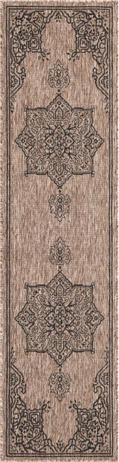Detail image of 2' x 8' Easy-Clean Traditional Indoor / Outdoor Runner Rug