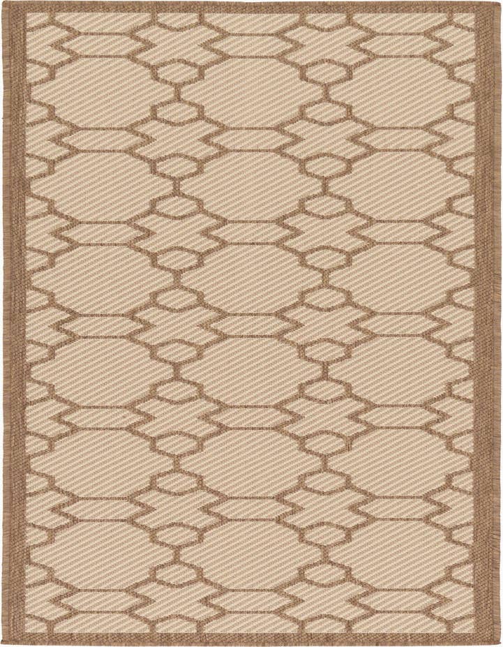 Detail image of 2' 2 x 6' Easy-Clean Trellis Indoor / Outdoor Runner Rug