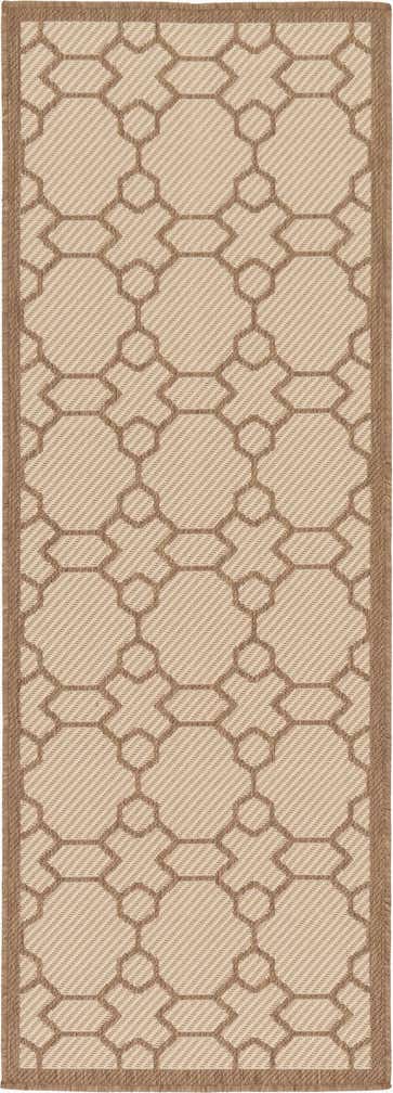 2' 2 x 6' Easy-Clean Trellis Indoor / Outdoor Runner Rug