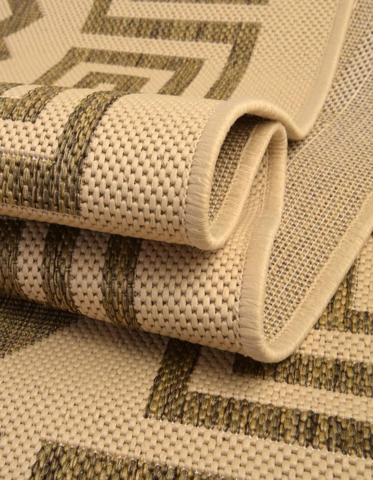 Detail image of 2' 2 x 6'  Washable Trellis Indoor / Outdoor Runner Rug