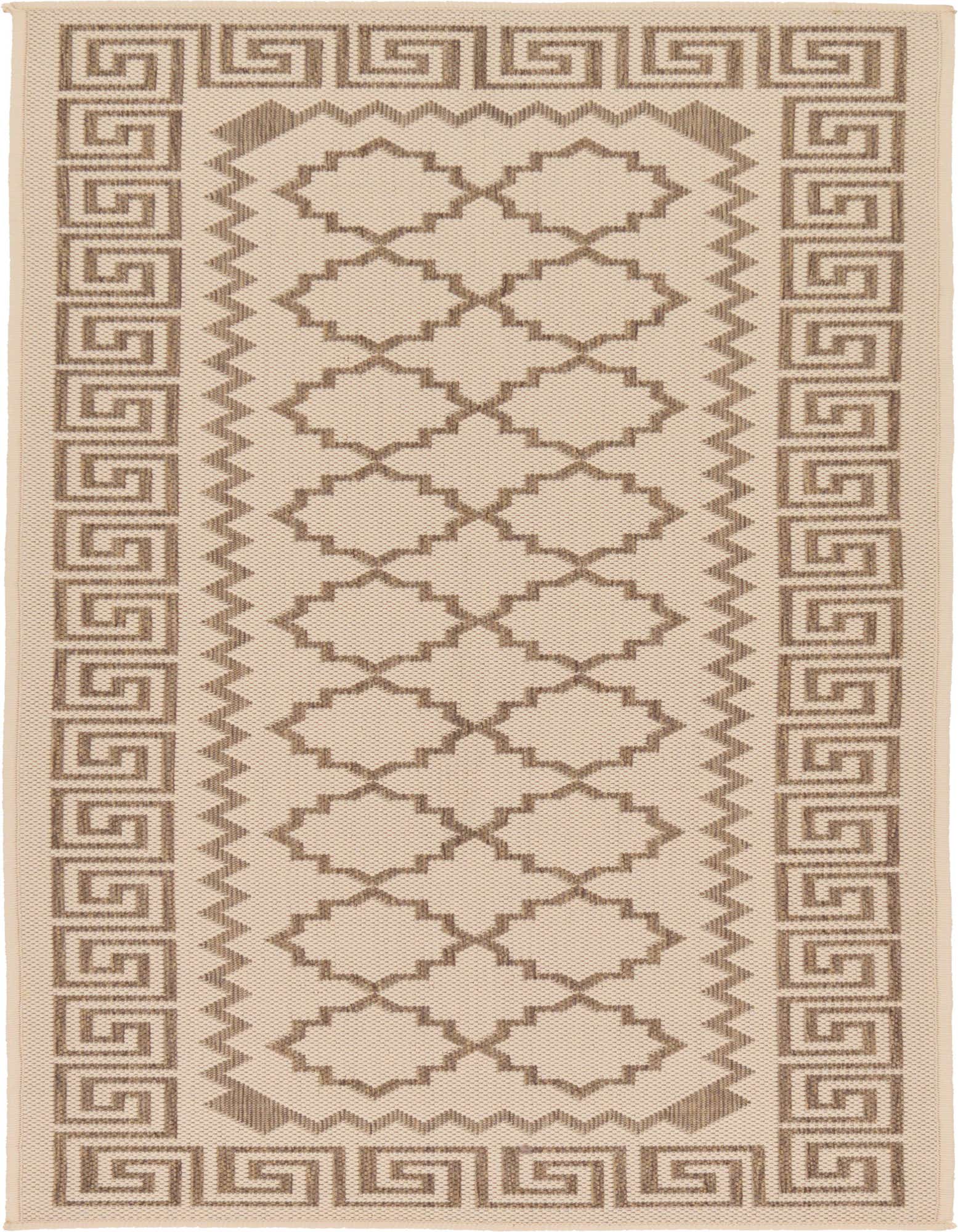 2' 2 x 6' Easy-Clean Trellis Indoor / Outdoor Runner Rug