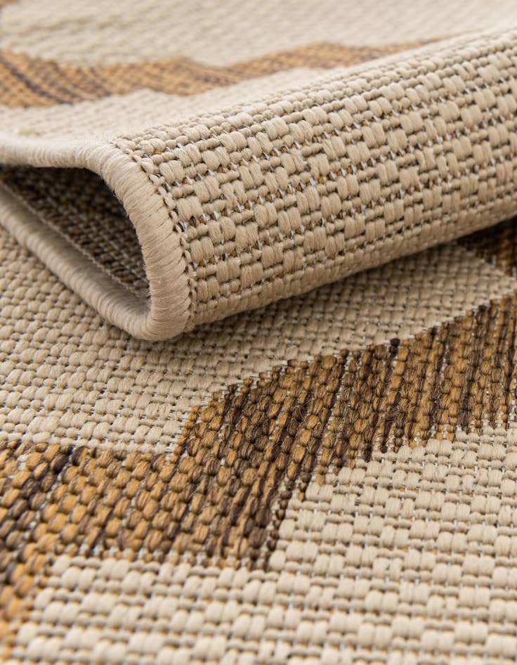 Detail image of 2' 2 x 6'  Washable Trellis Indoor / Outdoor Runner Rug