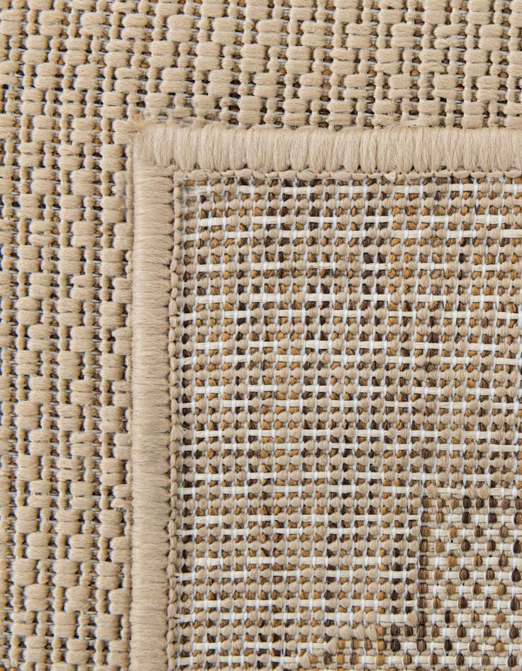 Detail image of 2' 2 x 6'  Washable Trellis Indoor / Outdoor Runner Rug