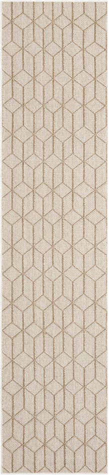 Detail image of 2' 7 x 12' Easy-Clean Trellis Indoor / Outdoor Runner Rug