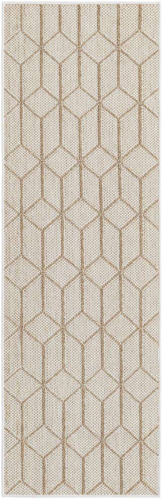 2' x 6' 1 Easy-Clean Trellis Indoor / Outdoor Runner Rug