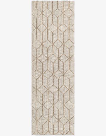 2' x 6' 1 Easy-Clean Trellis Indoor / Outdoor Runner Rug