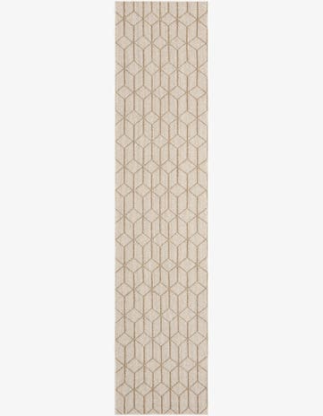 2' 7 x 12' Easy-Clean Trellis Indoor / Outdoor Runner Rug