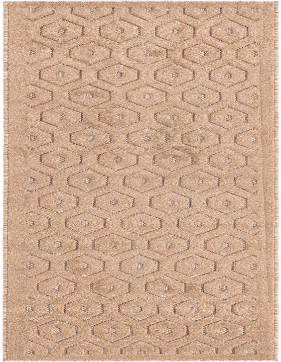 Detail image of 2' x 8' Easy-Clean Trellis Textured Indoor / Outdoor Runner Rug