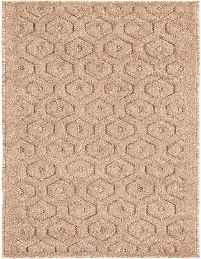 2' x 6' Easy-Clean Trellis Textured Indoor / Outdoor Runner Rug