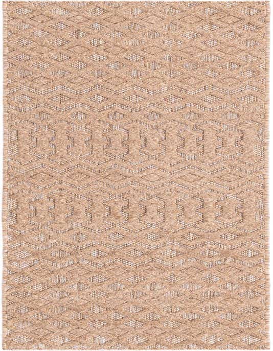 2' x 8' Easy-Clean Trellis Textured Indoor / Outdoor Runner Rug