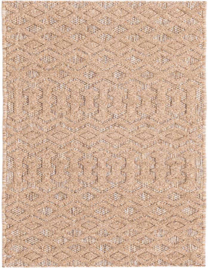 2' x 6' Easy-Clean Trellis Textured Indoor / Outdoor Runner Rug