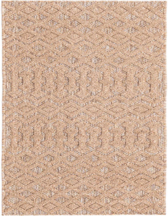 Detail image of 2' x 6' Easy-Clean Trellis Textured Indoor / Outdoor Runner Rug