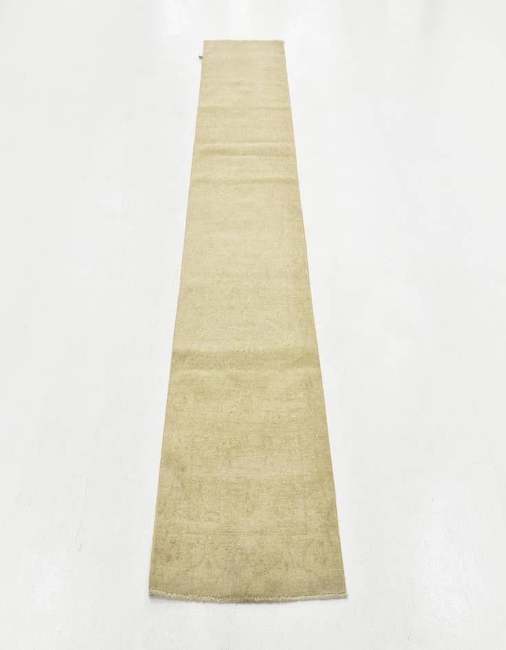 Detail image of 2' 5 x 9' 8  Hand Knotted Over-Dyed Ziegler Runner Rug