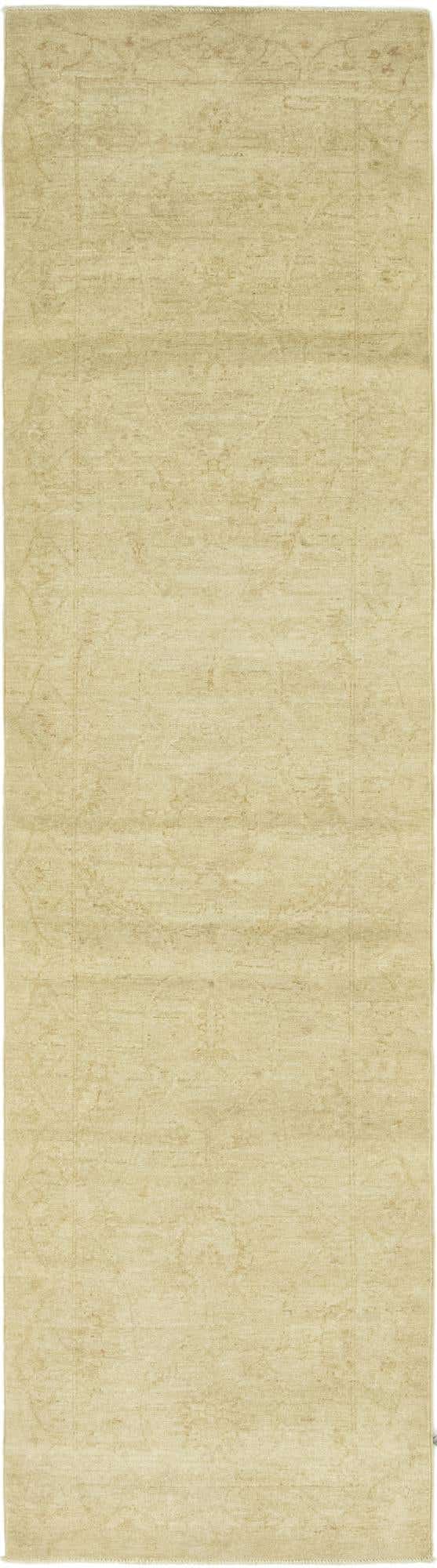 2' 5 x 9' 8 Hand Knotted Over-Dyed Ziegler Runner Rug