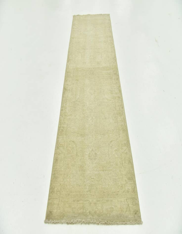 Detail image of 2' 5 x 7' 10  Hand Knotted Over-Dyed Ziegler Runner Rug