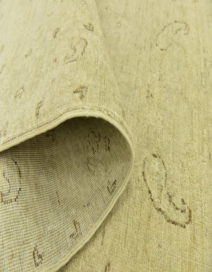 Detail image of 2' 7 x 10' 1  Hand Knotted Over-Dyed Ziegler Runner Rug