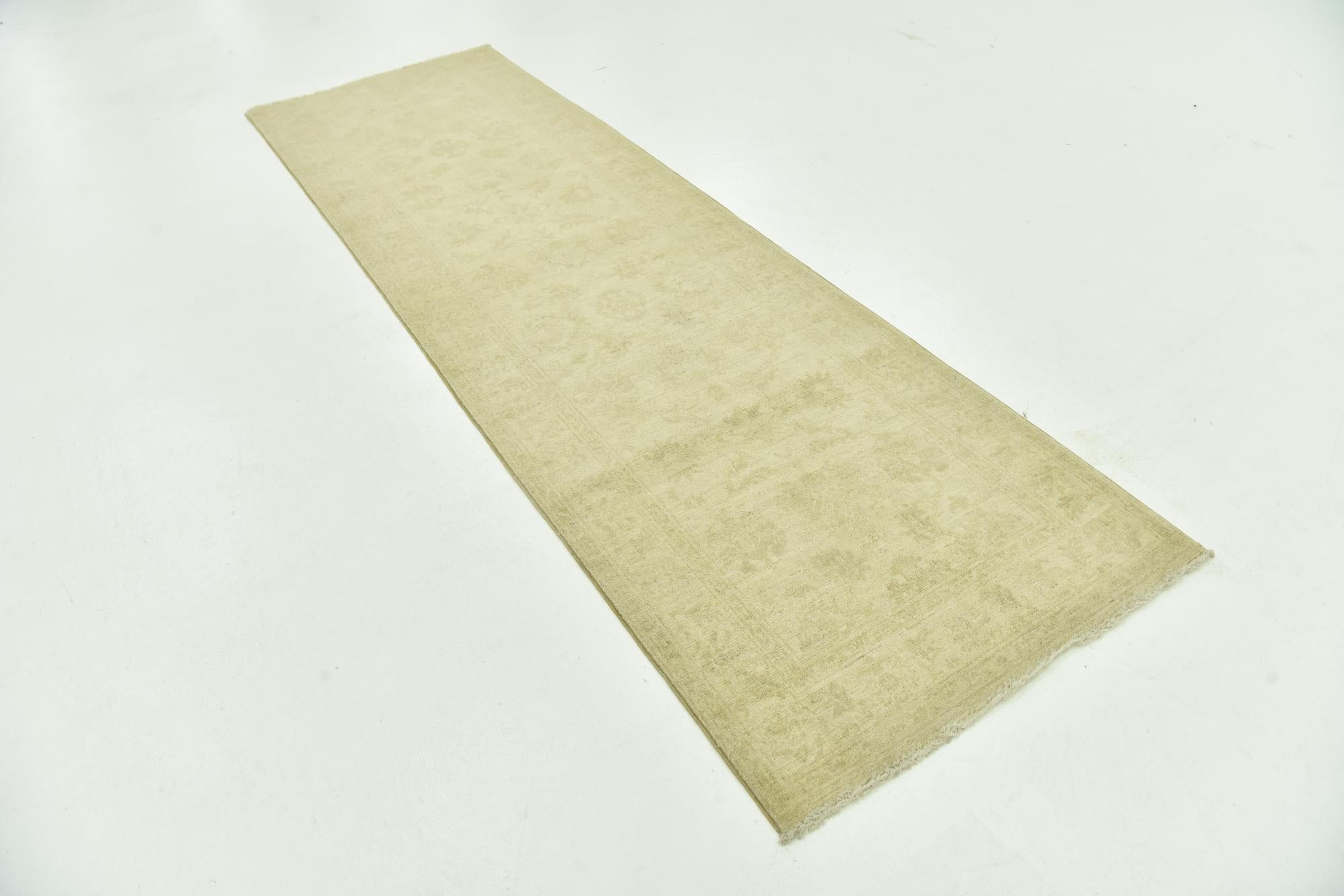 2' 6 x 8' 4 Hand Knotted Over-Dyed Ziegler Runner Rug