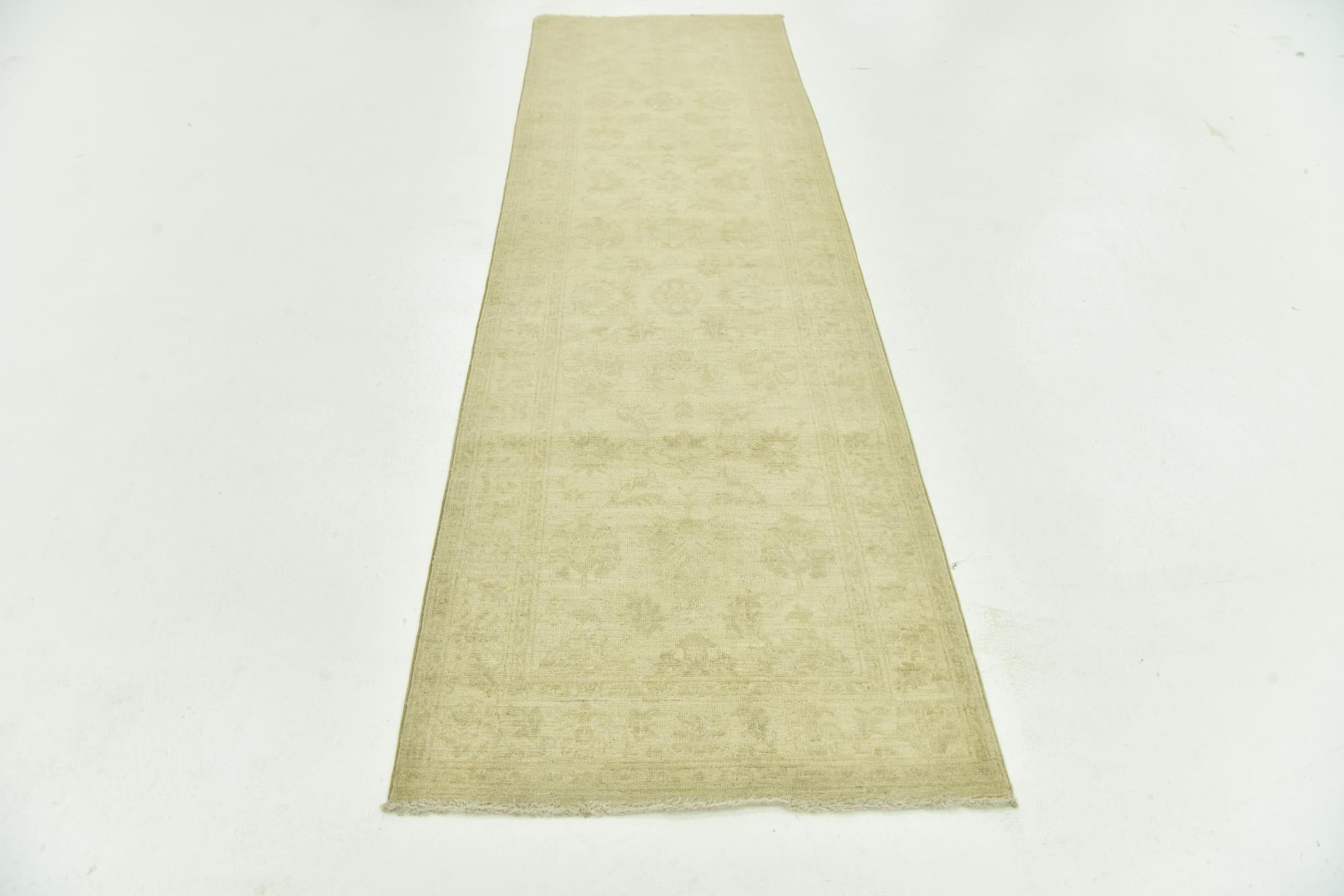 2' 6 x 8' 4 Hand Knotted Over-Dyed Ziegler Runner Rug
