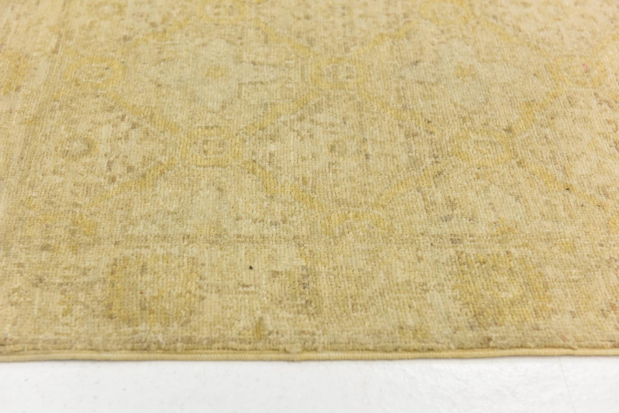 2' 3 x 10' Hand Knotted Over-Dyed Ziegler Runner Rug