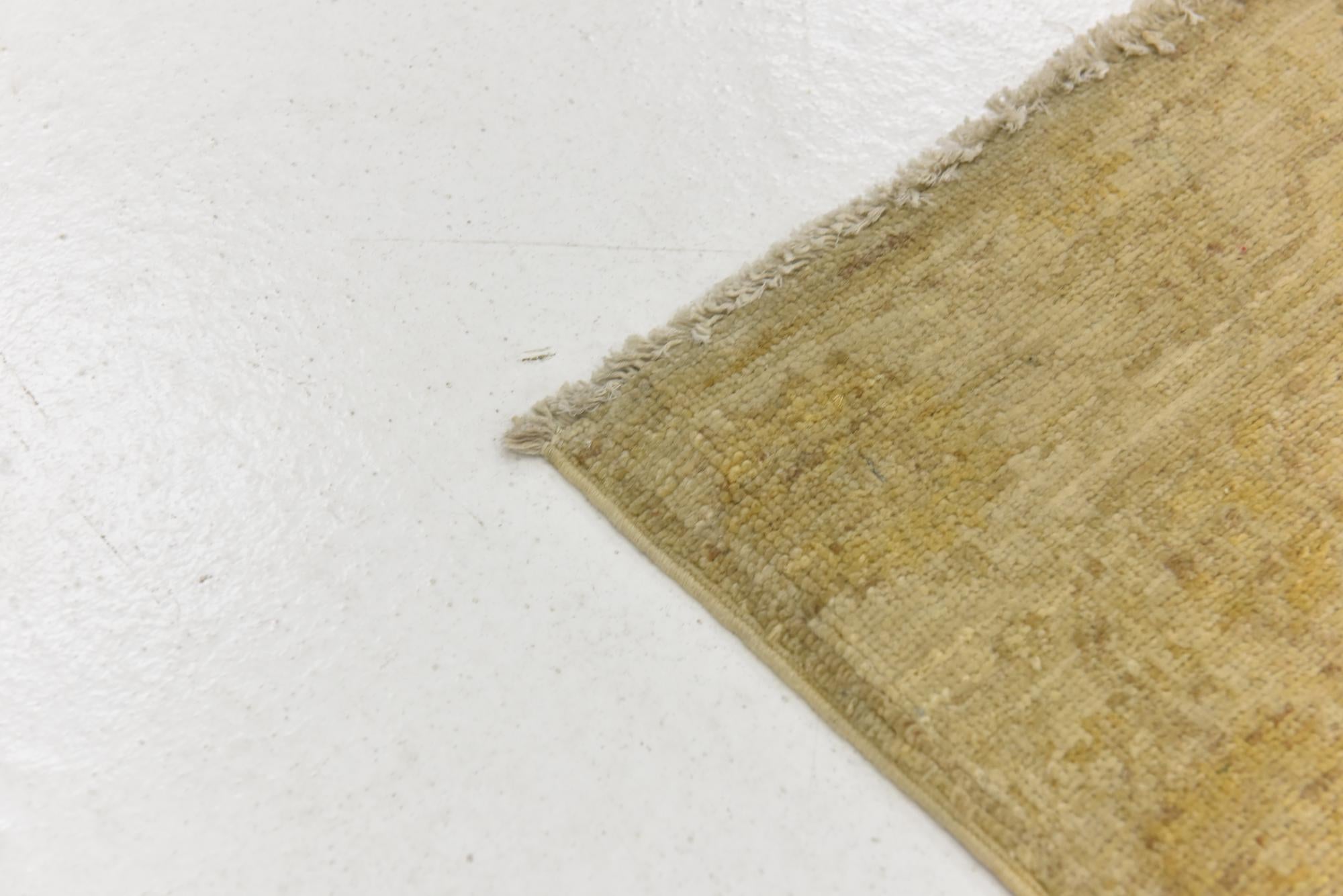 2' 3 x 10' Hand Knotted Over-Dyed Ziegler Runner Rug