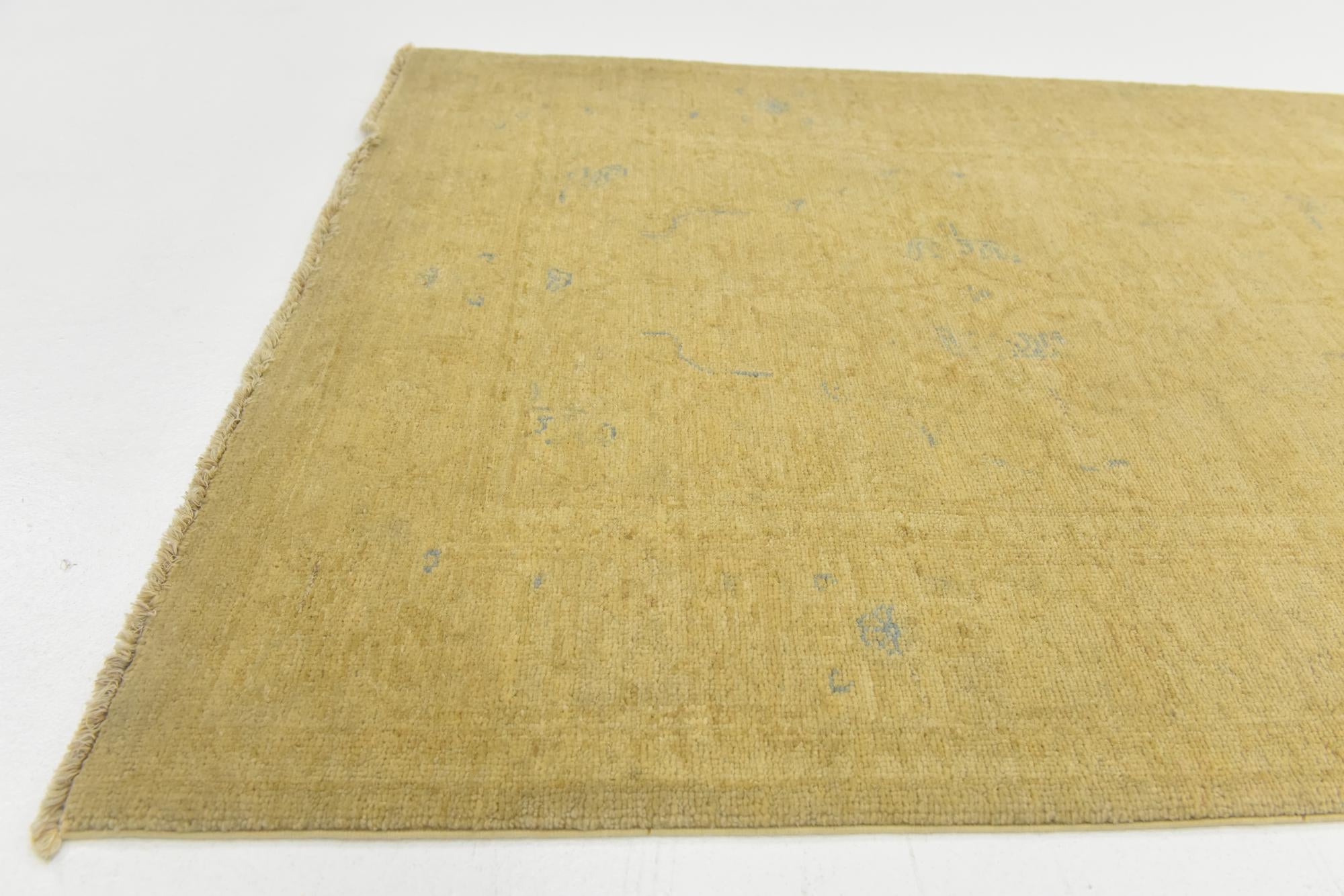 2' 8 x 10' Hand Knotted Over-Dyed Ziegler Runner Rug